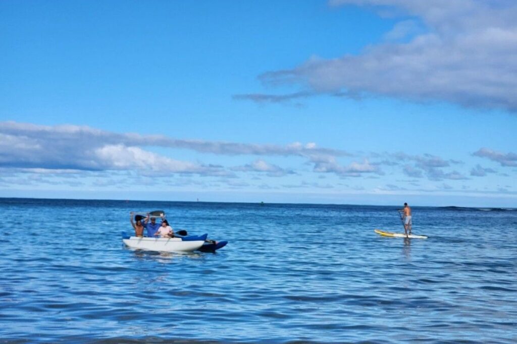 outrigger canoeing in Oahu