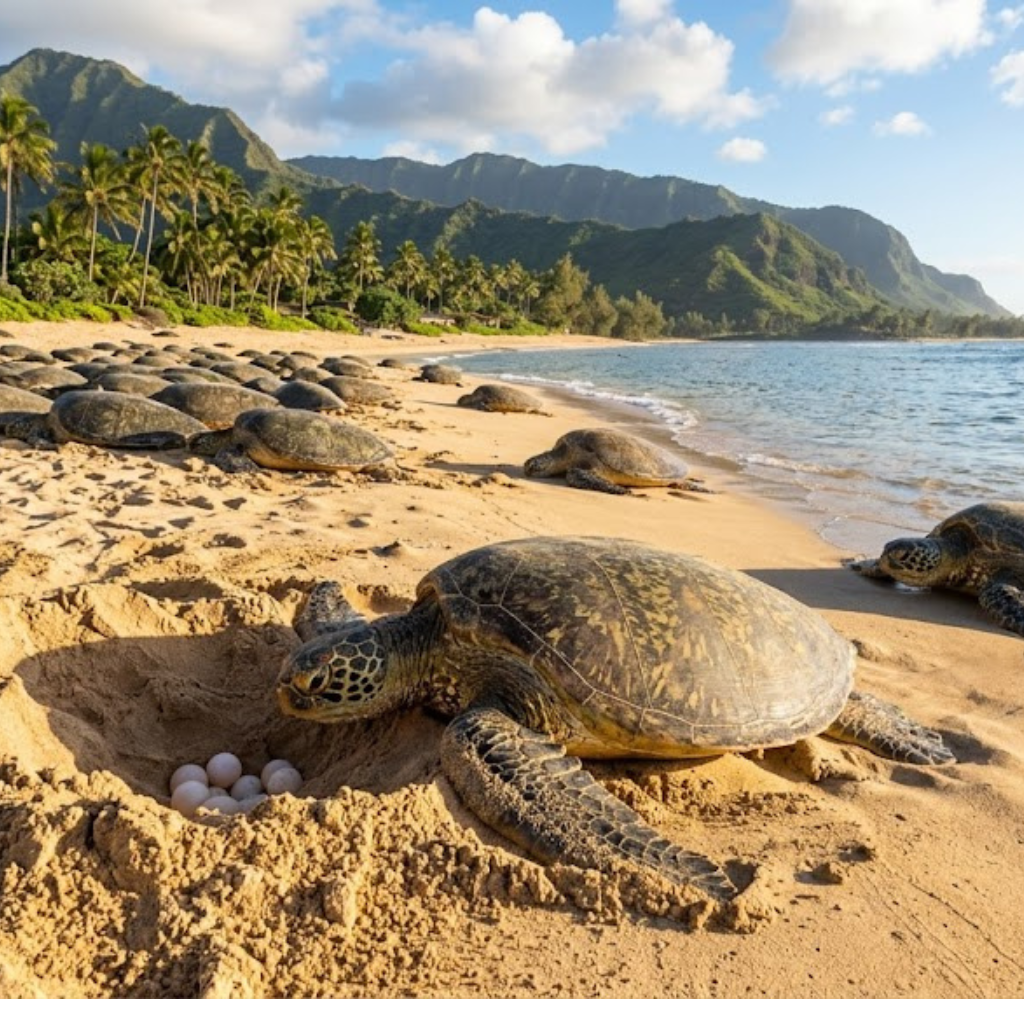 North Shore Hawaii turtle tour
